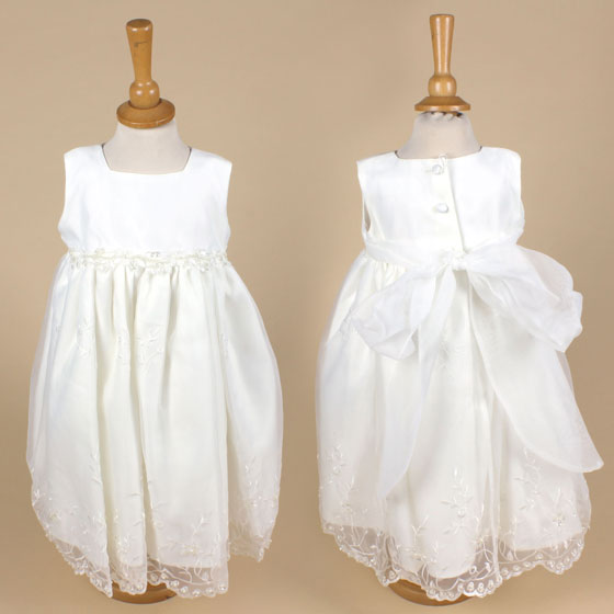 6729 Girls Christening Dress